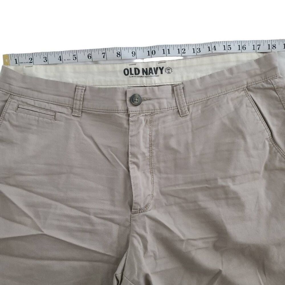 OLD NAVY Beige Shorts 100% Cotton Size 36